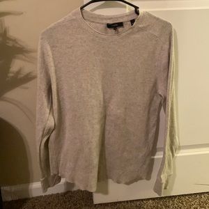 Vince long sleeve waffle knit raglan thermal